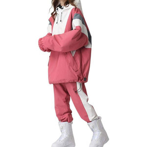 Ensemble veste et pantalon de ski pour femmes, ensembles de ski deux pièces pour couples, coupe-vent et imperméables, combinaisons de sport d'hiver pour le ski - Product Image 1