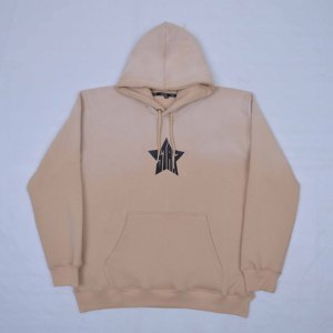 Sweat-shirts à capuche pour hommes, en molleton de coton de qualité supérieure, avec logo personnalisé, impression sérigraphique sur le devant et manches longues. - Product Image 3