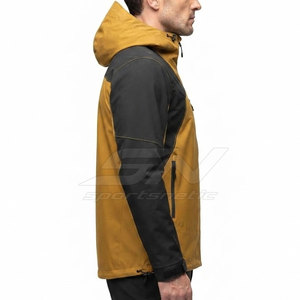 Chaqueta impermeable para senderismo para hombre, ligera, con capucha, transpirable, con cremallera, para trekking, montañismo y aventuras. - Product Image 5