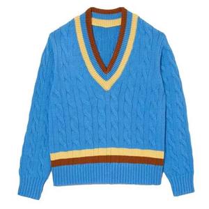 Premium Quality Wool/Acrylic Knitted Solid <b>Cardigan</b> <b>Sweater</b> for Unisex Boys Girls Autumn Breathable Quick Dry V-neck - Product Image 2