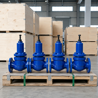 Válvula de Alivio de Accionamiento Automático de Paso Directo OEM al por Mayor, Conexión Bridada DN25, Control de Presión Hidráulica para Agua Industrial
