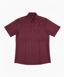 Chemise de travail pour homme, manches courtes, coton haute visibilité, impression sérigraphique, logo personnalisé, confortable, été, industrie. - Product Image 6