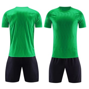 Nouveauté - Tenues de football d'équipe à manches courtes respirantes et à séchage rapide - Design OEM - Couleur et logo personnalisés - Haute qualité pour la vente en ligne - Product Image 2