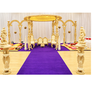 Fabuleux mariage bois artisanat Mandap Top qualité concepteur mariage en bois Mandap grand mariage en bois Maharani Mandap scène UK - Product Image 1