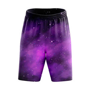 Short de mode décontracté, coupe mi-ample, avec cordon de serrage, motif imprimé et logo personnalisé, écologique, vente chaude directe usine - Product Image 5