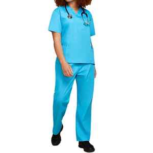 Traje de Trabajo Técnico Resistente a Desgarros con Refuerzos en los Codos, Uniforme Profesional para Sanitización Industrial y Hospitalaria para Mujeres - Product Image 1