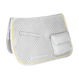 Tapis de selle d'équitation de style western en cuir et coton respirant, écologique, de haute qualité, conçu sur mesure, usine OEM - Product Image 2