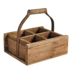 Most Selling Printed Design Wooden Caddy For <b>Kitchen</b> Home Hotel Table Top Decorative Use Wooden Utensils Holder Caddy - Product Image 3