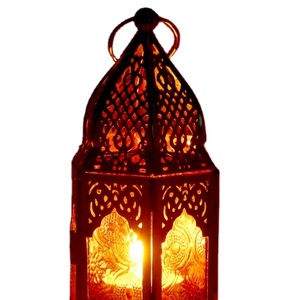 Linterna de Metal marroquí de alta calidad, Estilo Vintage antiguo para decoración de boda, jardín, interior y exterior - Product Image 1