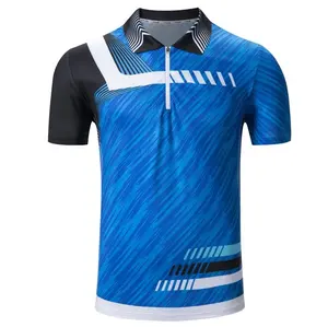 2022 Mannen Vrouwen Badminton Sport Shirts Quick Dry Gym Running Tafeltennis Shirts Training Kleding