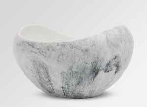 ชุดชามเสิร์ฟทำจากเรซินสีเหลืองงานทำมือปรับแต่งได้ขัดเงามากสำหรับบ้านโรงแรมร้านอาหาร - Product Image 5