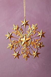 Golden Brass Kangaroo Christmas Ornament with Red Collar Traditional Handicraft Decor - Product Image 4