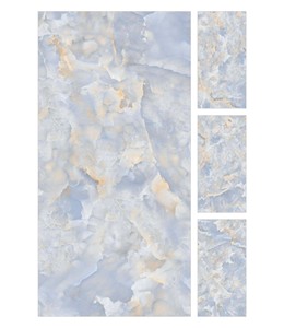 Kaiman กระเบื้องพอร์ซเลนขัดเงาโอนิกซ์สีน้ำตาลตัวเลือกแรก24x48พื้นผิวมันวาวกระเบื้องเซรามิคเคลือบอพาร์ทเมนต์ทันสมัย - Product Image 5