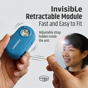 ไฟฉายคาดศีรษะ LED แบบชาร์จได้ 400LM กันน้ำ IP44 ปรับลำแสงได้ พกพาสะดวก ใช้สำหรับตั้งแคมป์ ปลอดภัยในสภาพอากาศฝนตก - Product Image 5