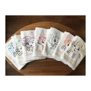 Personalized Woven Embroidered Cotton Reusable Eco-Friendly <b>Kitchen</b> Tea Towel with Sustainable Design for Home Use - Product Image 5