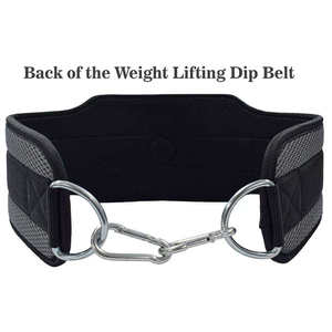 Customizable Leather Weightlifting Dipping Belt With Steel Chain Gym Fitness Exercise Weighted Belt Pull Deep Workout Equipment - Product Image 4