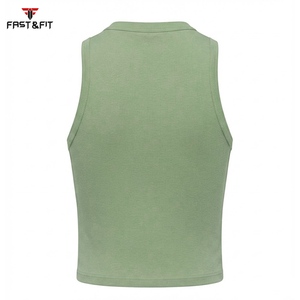 Nuevo Diseño, Camiseta sin Mangas para Mujer, Color Sólido, Corte Ajustado, Estilo Urbano, Impresión Digital, Camisetas Deportivas Tejidas - Product Image 2