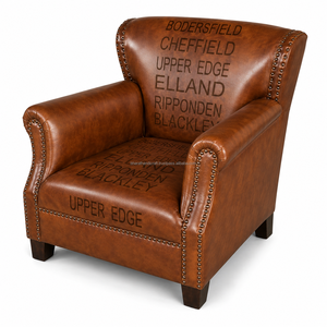 American Style Armchair with Premium Upholstered Fabric and Solid Wood Leg Comfortable Accent <b>Chair</b> for Living Room Hotel Lounge - Product Image 4