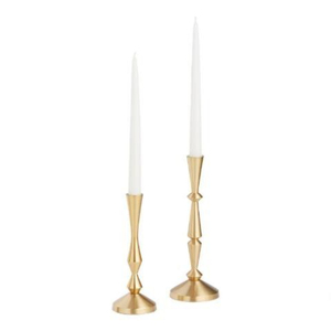 <b>Brass</b> <b>Candlestick</b> Holder Set With Tapered Design For Home Decoration Use For Hotel And Restaurant Tabletop Decoration Stand - Product Image 1
