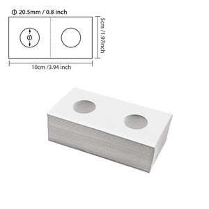 Collection Display Flips Card Paper Cardboard Coin Purses with Holder Clip Case for Storage and Display - Product Image 1