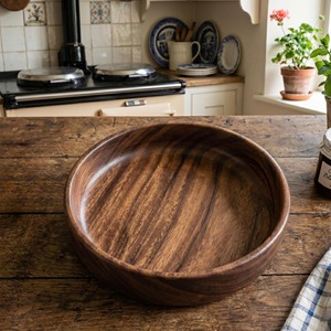 Tazón de Servir de Madera de Mango Sólida de Primera Calidad, Hecho a Mano para Hogares, Restaurantes y Hoteles, Tazón de Madera de Acacia - Product Image 5
