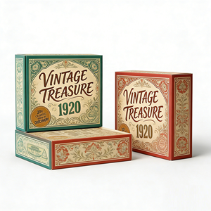 Caja de Embalaje de Papel Plegable Biodegradable Personalizada con Logotipo, Muestras Gratis, para Ropa y Cosméticos - Product Image 1