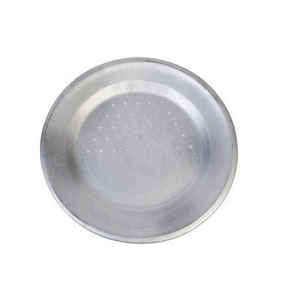 Plato de Servir de Aluminio, Plato Circular con Acabado Plateado de Alta Calidad, Artesanía en Aluminio Pulido Tipo Espejo - Product Image 1