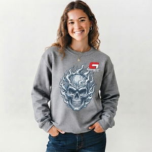 Sweat-shirt pour femme à imprimé graphique, en molleton de coton premium, vêtement décontracté avec motifs artistiques créatifs, texture douce, coupe confortable, personnalisable - Product Image 1