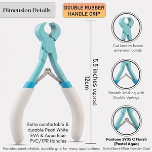 Pinzas para Remover Extensiones de Cabello con Queratina, con Logotipo Personalizado, Acero Inoxidable de Grado Quirúrgico, Doble Resorte, Herramienta OEM para Salón de Belleza - Product Image 4