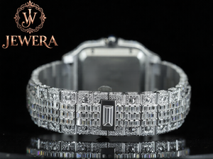 Mens High Quality Hip Hop Moissanite Diamond Stainless Steel Watch Glass Luxury Jewelry Accessory for Weddings Parties Festivals - Product Image 6