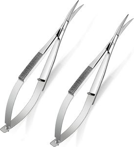 Ciseaux à ongles à ressort de haute précision pour l'élimination des cuticules et des peaux mortes – Ciseaux de manucure à action à ressort de qualité supérieure - Product Image 1