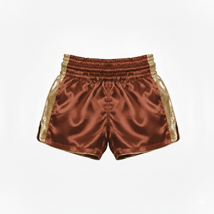 OEM Muay Thai Boxing Fight Shorts Factory <b>Direct</b> Wholesale Price 100% Polyester/Silk Breathable Front Logo Customized Solid - Product Image 5