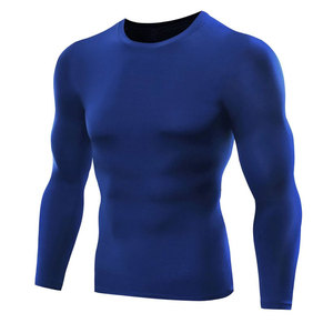 Camiseta Deportiva de Compresión para Hombre, 100% Algodón, Manga Larga, Corte Holgado, Ligera, Cómoda, Transpirable, Resistente - Product Image 4