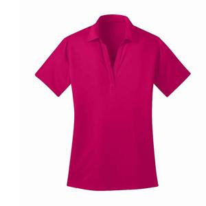 <b>Women's</b> Polyester Cotton Jersey V Neck for T <b>Shirt</b> Wholesale Short Sleeve Casual Dyed Casual Wear Knitted <b>Women</b> <b>Polo</b> <b>Shirts</b> - Product Image 5