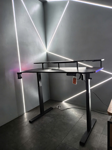 Electric Height Adjustable Standing <b>Desk</b> with Steel Frame and Melamine PB Desktop - Product Image 5