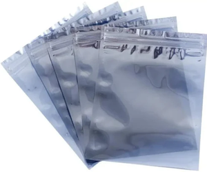 LDPE Antistatic Zipper Top Jumbo <b>Bag</b> L90xW90xH110cm Durable ESD Protection Biodegradable Bulk Material Packaging Customizable - Product Image 6
