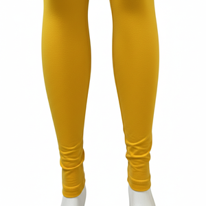 Leggings de yoga taille haute en nylon respirant, imprimé uni, tendance, décontractés, d'été, avec effet froncé aux fesses et taille élastique - Product Image 4