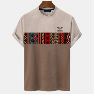 T-shirts pour hommes en coton 100% - Coupe ample - Design imprimé - Nouveau style - Taille personnalisée - Meilleure qualité - Vente en gros - Product Image 1