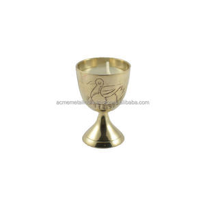 Portavelas de Metal dorado, estampado europeo, hecho a mano, decorativo transparente para bodas, vacaciones, caja OEM, muestra disponible - Product Image 1