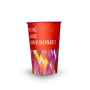 Tasse à mur unique 8oz écologique faite sur commande de papier avec le revêtement de PE imprimé sur demande - Product Image 4