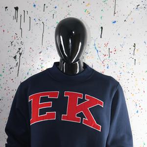 Sweat-shirts EK Mock Neck 450 GSM avec broderie personnalisée, coupe ample et oversize, en molleton 100% coton French Terry. - Product Image 1