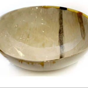 Tazón para Sopa de Cuerno de Alta Calidad, Hecho a Mano, Pulido, con Diseño Tallado, para Fiestas, Apto para Lavavajillas, Ligero - Product Image 1