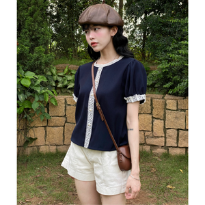 เสื้อยืดผู้หญิงคุณภาพสูงสุด หลายสี สไตล์เกาหลี ทรงเข้ารูปเป็นธรรมชาติ ผ้าฝ้าย 65% คอจีน ติดกระดุม แจกตัวอย่างฟรี - Product Image 6