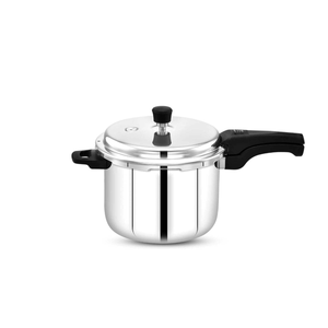 Casserole à pression en aluminium 3L, corps robuste avec couvercle à verrouillage sécurisé pour une cuisson efficace - Product Image 1