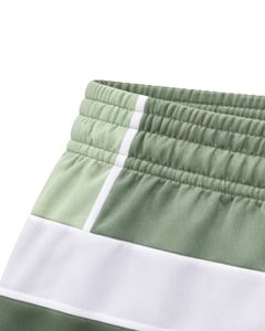 Mens Sage Green White Sports TShirt And Shorts <b>Set</b> Breathable Quick Dry Gym Wear Athletic Running Training Activewear Outfit <b>Set</b> - Product Image 5