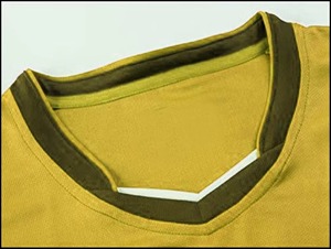 เสื้อทีมคริกเก็ตสีน้ำเงินกรมท่า สีเขียวอมฟ้า สีเหลือง สำหรับกีฬา แบบสั่งทำพิเศษ ระบายอากาศได้ดี ผลิตจากโพลีเอสเตอร์ 100% ซับเหงื่อได้ดี ยืดได้สี่ทิศทาง - Product Image 3