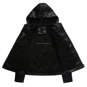 Élégant noir élégant à capuche Moto cuir polyvalent vestes pour femmes avec doublure Sherpa fermeture à glissière confort Durable - Product Image 4