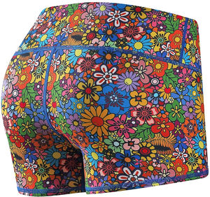 Shorts Deportivos para Mujer, Transpirables, de Poliéster/Algodón Lavado, Cintura Elástica, Ropa Casual de Verano - Product Image 6