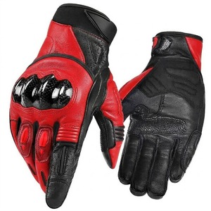 Guantes de Cuero Retro para Motocicleta, Estilo Vintage, para Motociclistas, con Pantalla Táctil, Tendencia en EE. UU. y Europa - Product Image 6
