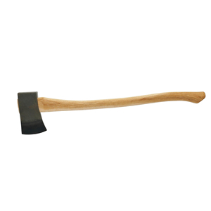 Hacha de tala UM STEEL forjada a mano con espiga plana, hoja de acero inoxidable de 5 pulgadas, mango de madera, herramienta forestal para cortar árboles - Product Image 6